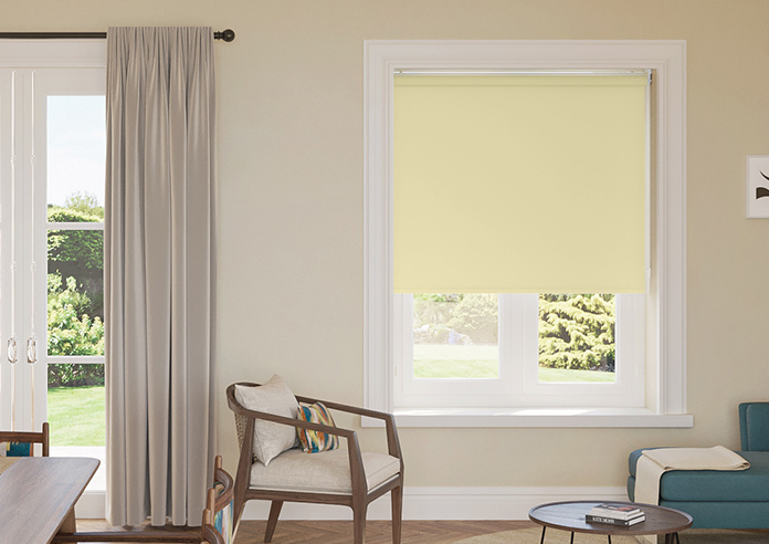 Trapani (Blackout), Stone - Twist&Fit Roller Blind - Image 3